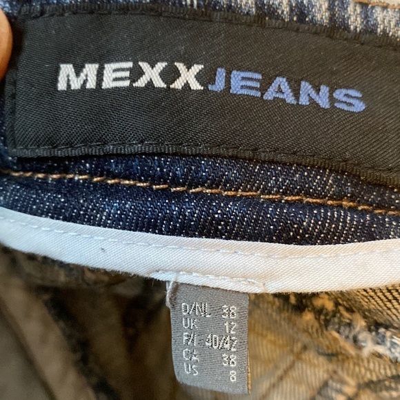 Mexx Fit & Flare Dark Wash Jean Skirt Size 8 - Picture 12 of 12